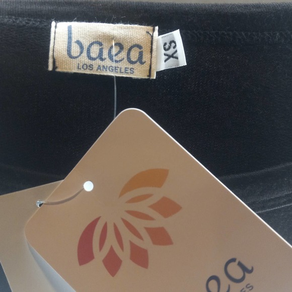 NWT Baea Black Babydoll Mini Dress - Picture 5 of 5